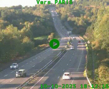<h2>Caméra routière sur l'autoroute A20 à Bessines-sur-Gartempe. Vue orientée vers Paris</h2>