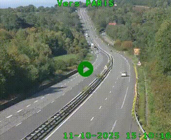 <h2>Caméra routière sur l'autoroute A20 à Bessines-sur-Gartempe. Vue orientée vers Paris</h2>