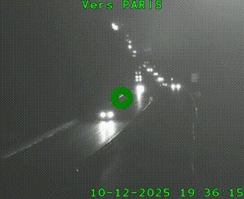 <h2>Caméra routière sur l'autoroute A20 à Bessines-sur-Gartempe. Vue orientée vers Paris</h2>