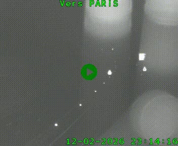 Caméra routière sur l'autoroute A20 à Bessines-sur-Gartempe. Vue orientée vers Paris