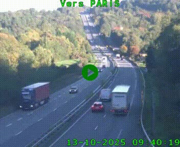 <h2>Caméra routière sur l'autoroute A20 à Bessines-sur-Gartempe. Vue orientée vers Paris</h2>