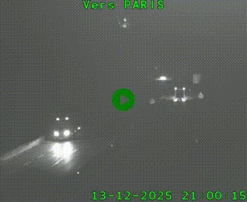 <h2>Caméra routière sur l'autoroute A20 à Bessines-sur-Gartempe. Vue orientée vers Paris</h2>