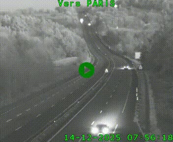 <h2>Caméra routière sur l'autoroute A20 à Bessines-sur-Gartempe. Vue orientée vers Paris</h2>