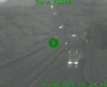 <h2>Caméra routière sur l'autoroute A20 à Bessines-sur-Gartempe. Vue orientée vers Paris</h2>