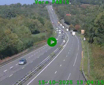 <h2>Caméra routière sur l'autoroute A20 à Bessines-sur-Gartempe. Vue orientée vers Paris</h2>
