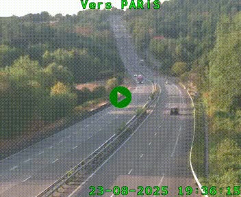 <h2>Caméra routière sur l'autoroute A20 à Bessines-sur-Gartempe. Vue orientée vers Paris</h2>