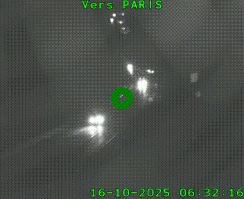 <h2>Caméra routière sur l'autoroute A20 à Bessines-sur-Gartempe. Vue orientée vers Paris</h2>