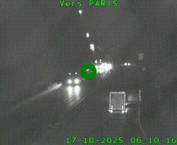 <h2>Caméra routière sur l'autoroute A20 à Bessines-sur-Gartempe. Vue orientée vers Paris</h2>