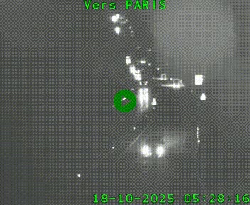 <h2>Caméra routière sur l'autoroute A20 à Bessines-sur-Gartempe. Vue orientée vers Paris</h2>