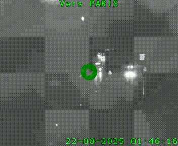 Caméra routière sur l'autoroute A20 à Bessines-sur-Gartempe. Vue orientée vers Paris