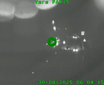 Caméra routière sur l'autoroute A20 à Bessines-sur-Gartempe. Vue orientée vers Paris