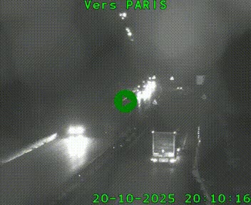<h2>Caméra routière sur l'autoroute A20 à Bessines-sur-Gartempe. Vue orientée vers Paris</h2>