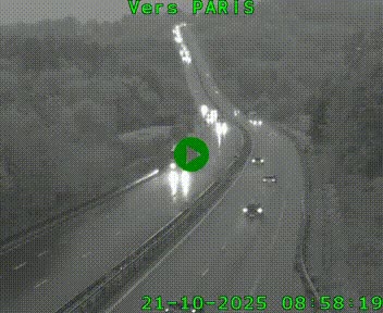 <h2>Caméra routière sur l'autoroute A20 à Bessines-sur-Gartempe. Vue orientée vers Paris</h2>