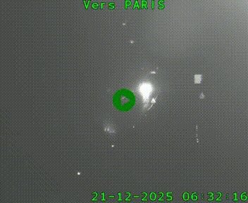 <h2>Caméra routière sur l'autoroute A20 à Bessines-sur-Gartempe. Vue orientée vers Paris</h2>