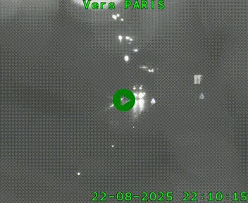 <h2>Caméra routière sur l'autoroute A20 à Bessines-sur-Gartempe. Vue orientée vers Paris</h2>