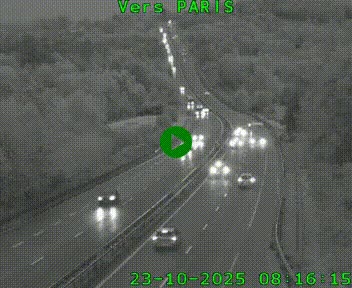 <h2>Caméra routière sur l'autoroute A20 à Bessines-sur-Gartempe. Vue orientée vers Paris</h2>