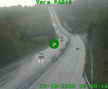 <h2>Caméra routière sur l'autoroute A20 à Bessines-sur-Gartempe. Vue orientée vers Paris</h2>