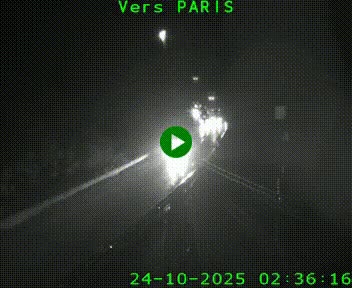 <h2>Caméra routière sur l'autoroute A20 à Bessines-sur-Gartempe. Vue orientée vers Paris</h2>