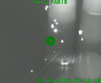 <h2>Caméra routière sur l'autoroute A20 à Bessines-sur-Gartempe. Vue orientée vers Paris</h2>