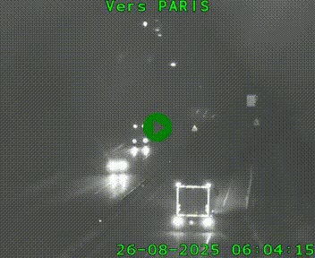 <h2>Caméra routière sur l'autoroute A20 à Bessines-sur-Gartempe. Vue orientée vers Paris</h2>
