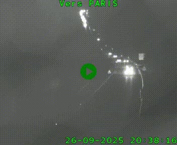 <h2>Caméra routière sur l'autoroute A20 à Bessines-sur-Gartempe. Vue orientée vers Paris</h2>