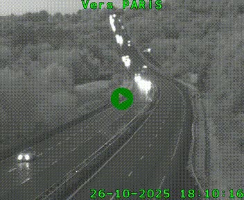 <h2>Caméra routière sur l'autoroute A20 à Bessines-sur-Gartempe. Vue orientée vers Paris</h2>