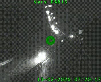 <h2>Caméra routière sur l'autoroute A20 à Bessines-sur-Gartempe. Vue orientée vers Paris</h2>