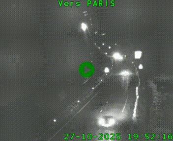 <h2>Caméra routière sur l'autoroute A20 à Bessines-sur-Gartempe. Vue orientée vers Paris</h2>