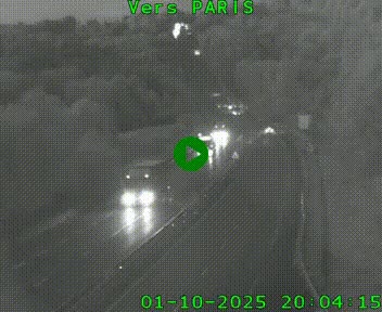 <h2>Caméra routière sur l'autoroute A20 à Bessines-sur-Gartempe. Vue orientée vers Paris</h2>
