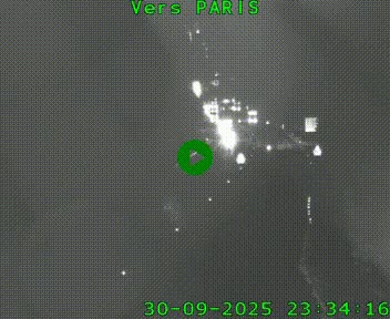 <h2>Caméra routière sur l'autoroute A20 à Bessines-sur-Gartempe. Vue orientée vers Paris</h2>