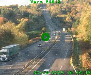 <h2>Caméra routière sur l'autoroute A20 à Bessines-sur-Gartempe. Vue orientée vers Paris</h2>