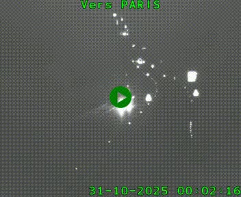 <h2>Caméra routière sur l'autoroute A20 à Bessines-sur-Gartempe. Vue orientée vers Paris</h2>