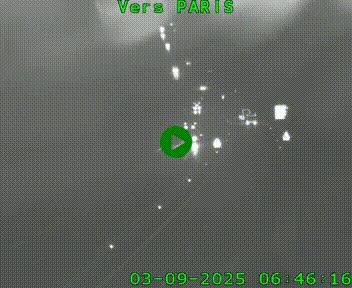 <h2>Caméra routière sur l'autoroute A20 à Bessines-sur-Gartempe. Vue orientée vers Paris</h2>