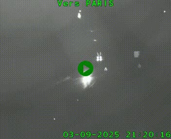 <h2>Caméra routière sur l'autoroute A20 à Bessines-sur-Gartempe. Vue orientée vers Paris</h2>