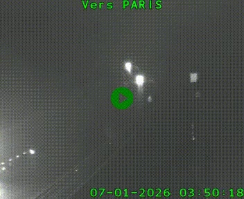 <h2>Caméra routière sur l'autoroute A20 à Bessines-sur-Gartempe. Vue orientée vers Paris</h2>