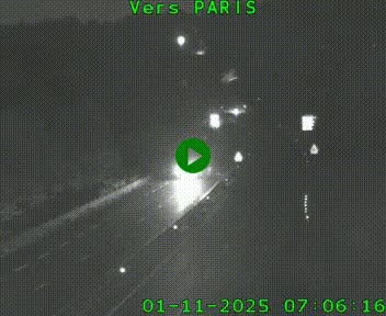 <h2>Caméra routière sur l'autoroute A20 à Bessines-sur-Gartempe. Vue orientée vers Paris</h2>