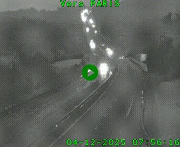 <h2>Caméra routière sur l'autoroute A20 à Bessines-sur-Gartempe. Vue orientée vers Paris</h2>