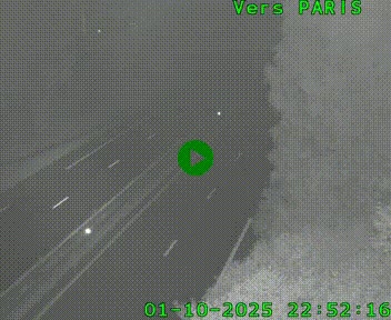 <h2>Caméra routière sur l'autoroute A20 au nord de Limoges, à la jonction avec la N520. Vue orientée vers Paris</h2>