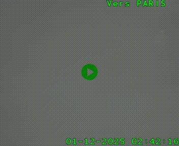 <h2>Caméra routière sur l'autoroute A20 au nord de Limoges, à la jonction avec la N520. Vue orientée vers Paris</h2>