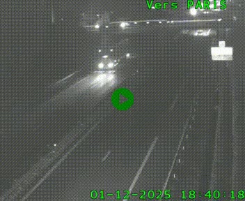 <h2>Caméra routière sur l'autoroute A20 au nord de Limoges, à la jonction avec la N520. Vue orientée vers Paris</h2>