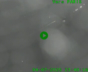 <h2>Caméra routière sur l'autoroute A20 au nord de Limoges, à la jonction avec la N520. Vue orientée vers Paris</h2>