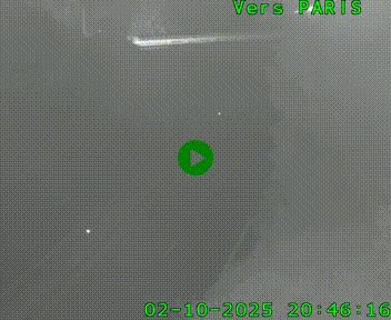 <h2>Caméra routière sur l'autoroute A20 au nord de Limoges, à la jonction avec la N520. Vue orientée vers Paris</h2>
