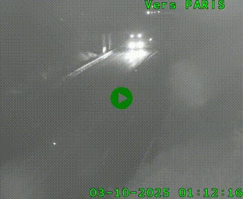 <h2>Caméra routière sur l'autoroute A20 au nord de Limoges, à la jonction avec la N520. Vue orientée vers Paris</h2>