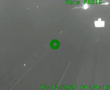 <h2>Caméra routière sur l'autoroute A20 au nord de Limoges, à la jonction avec la N520. Vue orientée vers Paris</h2>