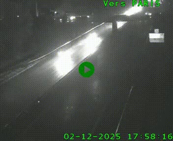 <h2>Caméra routière sur l'autoroute A20 au nord de Limoges, à la jonction avec la N520. Vue orientée vers Paris</h2>