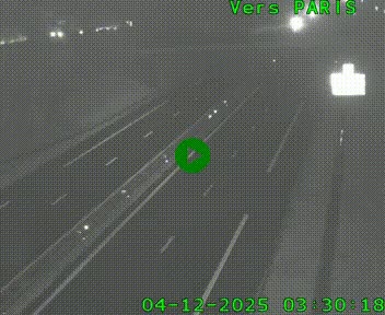 <h2>Caméra routière sur l'autoroute A20 au nord de Limoges, à la jonction avec la N520. Vue orientée vers Paris</h2>