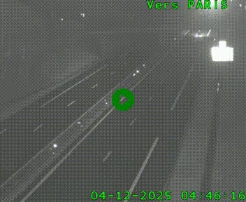 <h2>Caméra routière sur l'autoroute A20 au nord de Limoges, à la jonction avec la N520. Vue orientée vers Paris</h2>