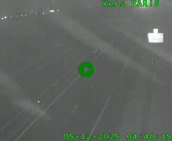 <h2>Caméra routière sur l'autoroute A20 au nord de Limoges, à la jonction avec la N520. Vue orientée vers Paris</h2>