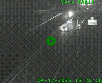 <h2>Caméra routière sur l'autoroute A20 au nord de Limoges, à la jonction avec la N520. Vue orientée vers Paris</h2>