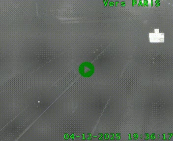 <h2>Caméra routière sur l'autoroute A20 au nord de Limoges, à la jonction avec la N520. Vue orientée vers Paris</h2>